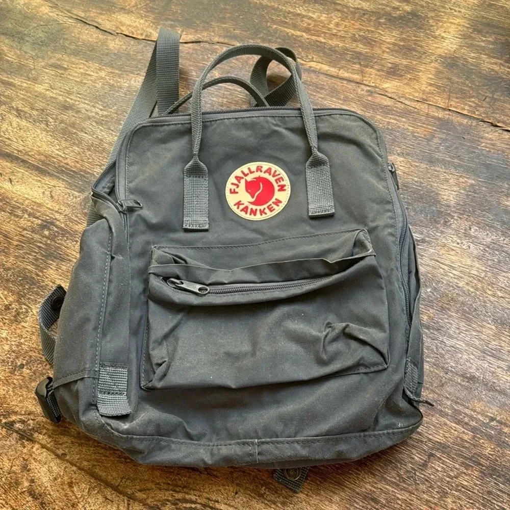 Fjallraven Kanken Backpack grey full size
